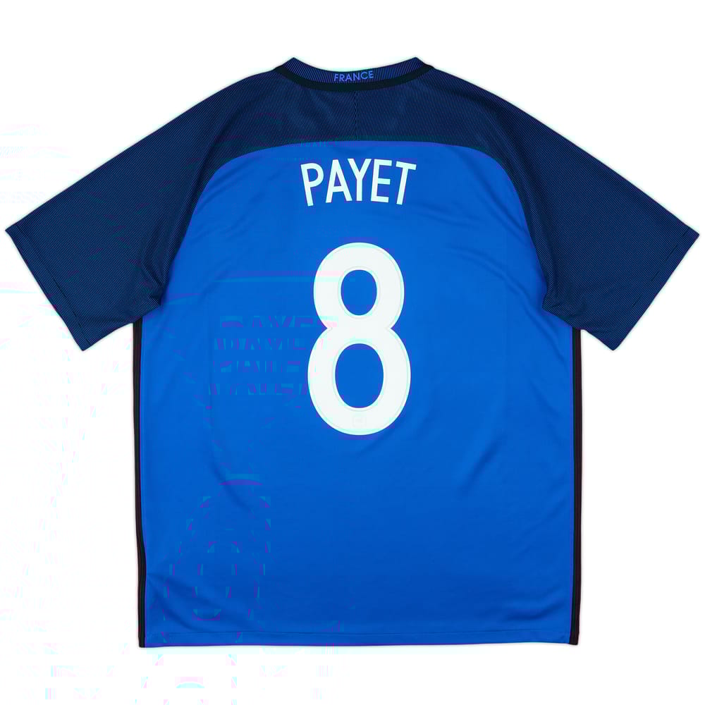 2016-17 France Home Shirt Payet #8 - 8/10 - (XL)