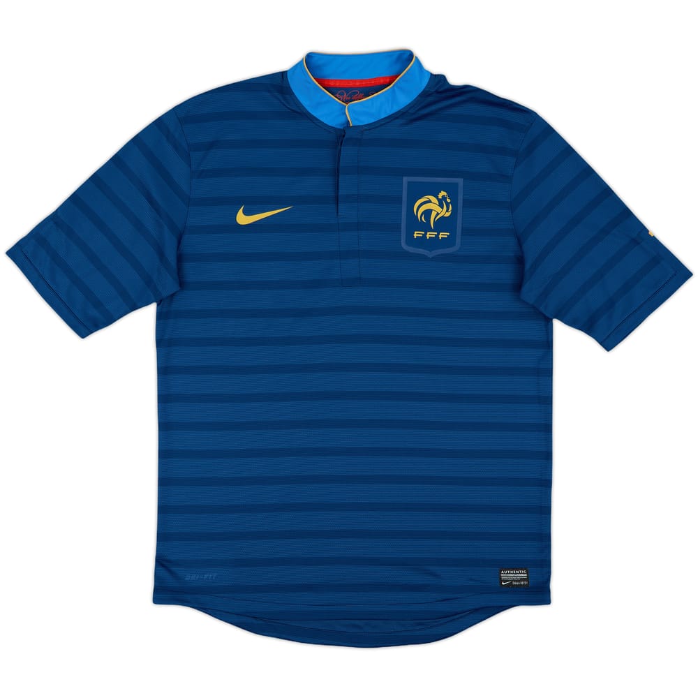 2012-13 France Authentic Home Shirt - 8/10 - (M)