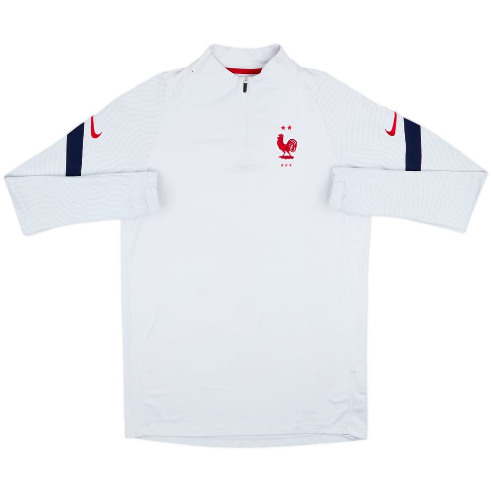 2020-21 France Nike 1/4 Zip Drill Top - 5/10 - (M)