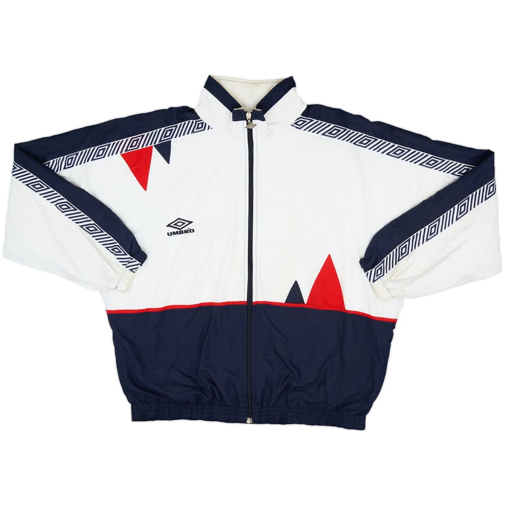 1990-92 Umbro Template Track Jacket (England) - 8/10 - (M)