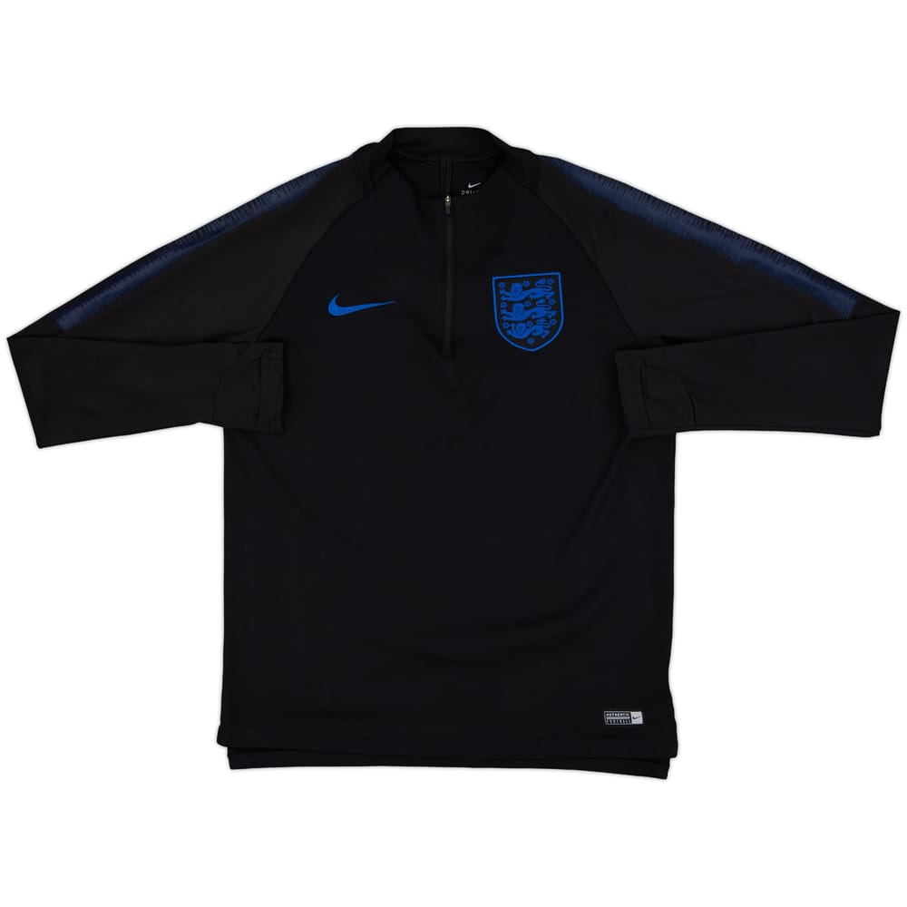 2018-19 England Nike 1/4 Zip Drill Top - 8/10 - (M)