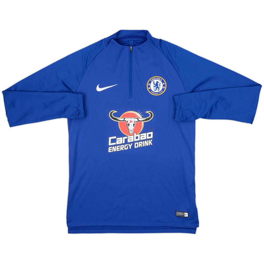 2018-19 Chelsea Nike 1/4 Zip Drill Top - 9/10 - (S)