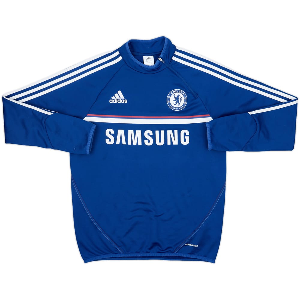 2013-14 Chelsea adidas 1/4 Zip Drill Top - 9/10 - (M/L)
