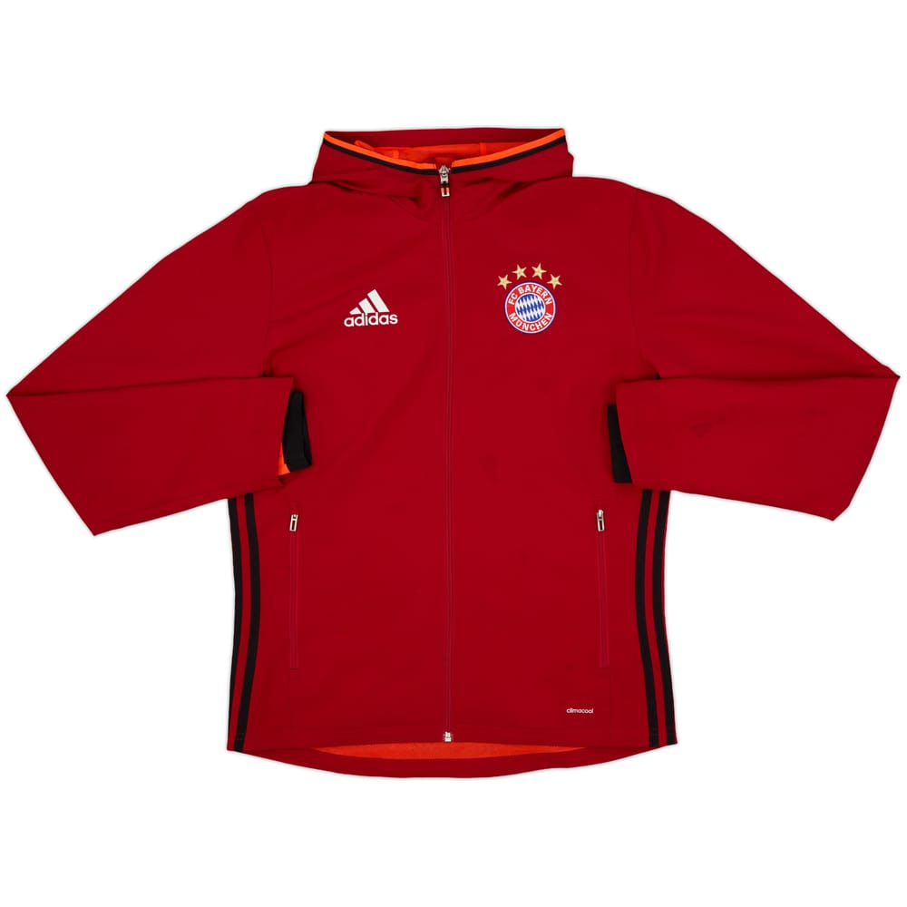 2016-17 Bayern Munich adidas Hooded Track Jacket - 7/10 - (S)