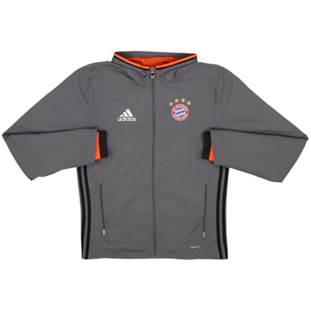 2016-17 Bayern Munich adidas Hooded Track Jacket - 8/10 - (S)
