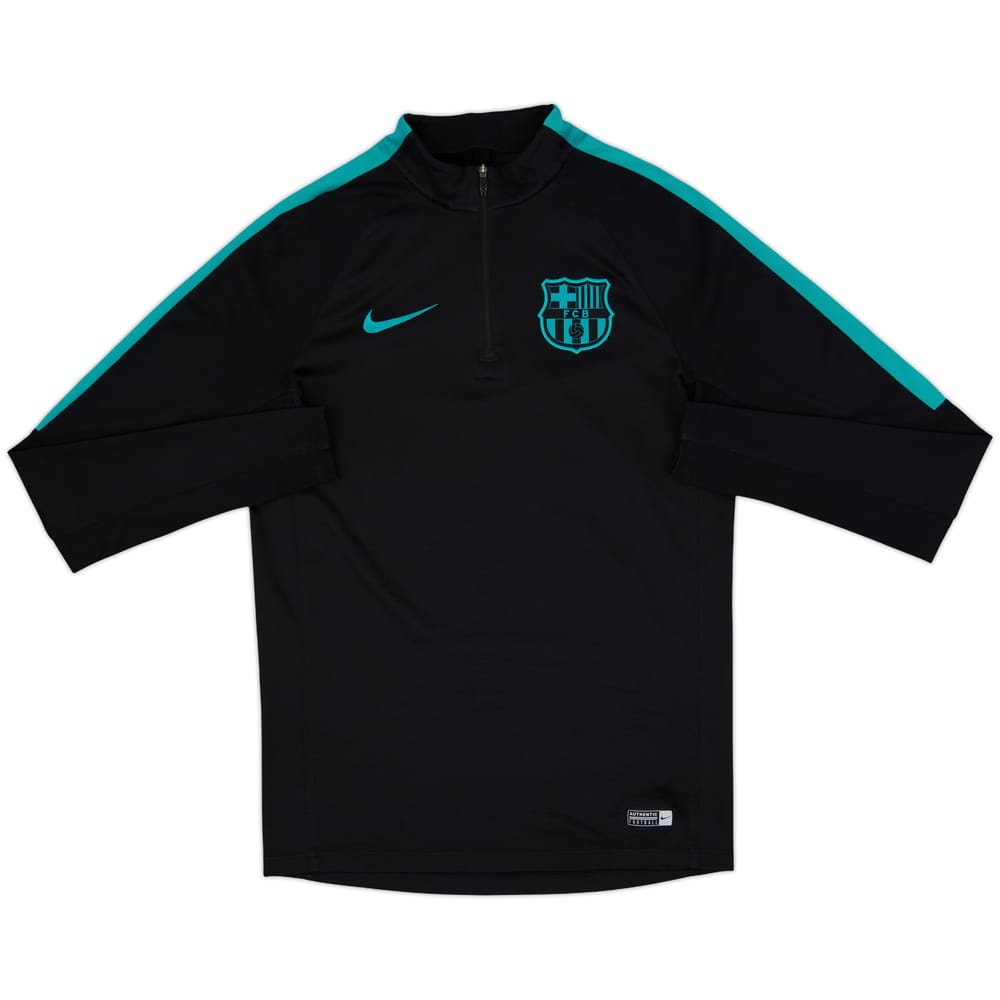 2016-17 Barcelona Nike 1/4 Zip Drill Top - 8/10 - (S)