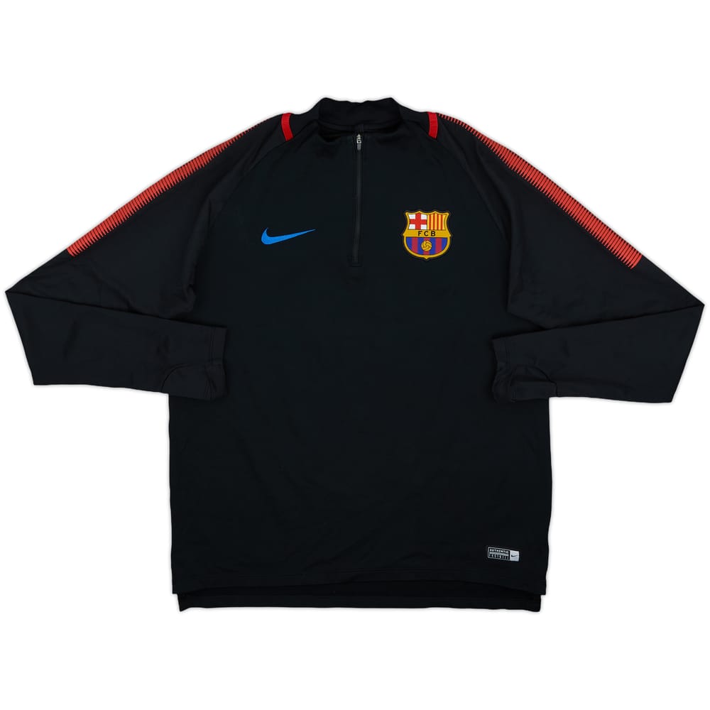 2017-18 Barcelona Nike 1/4 Zip Drill Top - 7/10 - (M)