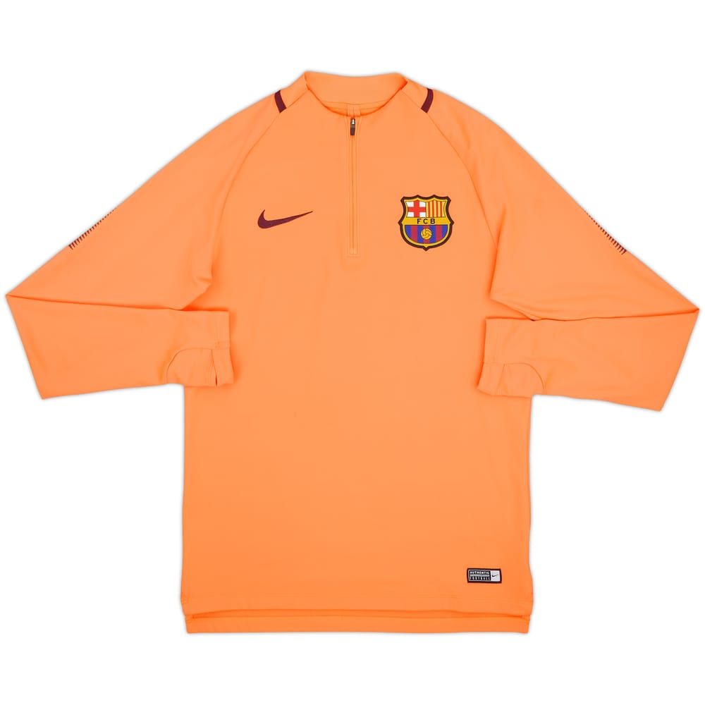 2017-18 Barcelona Nike 1/4 Zip Drill Top - 9/10 - (S)