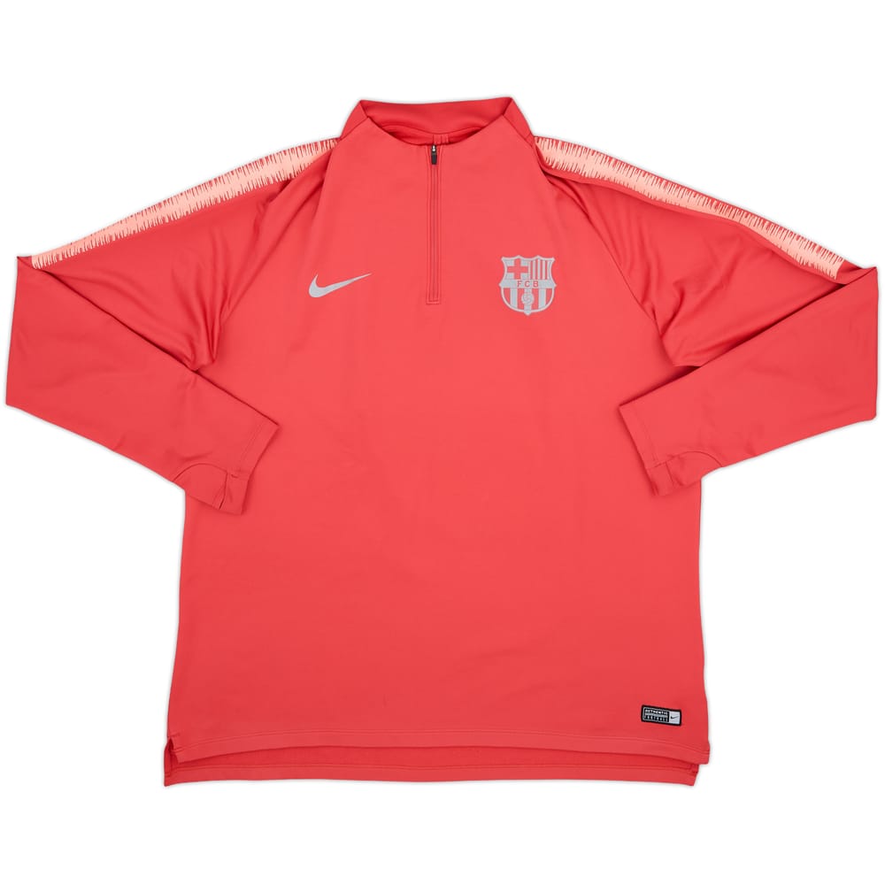 2018-19 Barcelona Nike 1/4 Zip Drill Top - 10/10 - (XL)