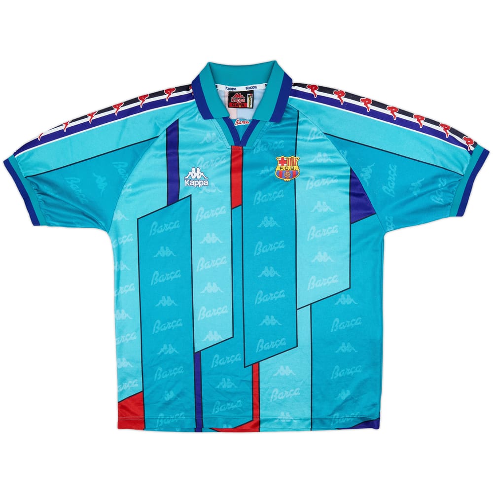1995-97 Barcelona Away Shirt - 8/10 - (XL)