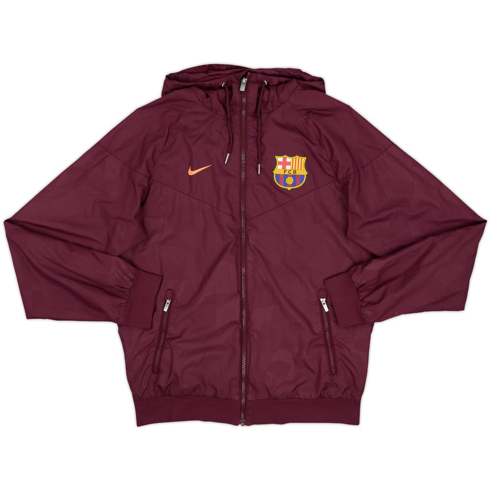 2017-18 Barcelona Nike Hooded Rain Jacket - 10/10 - (S)