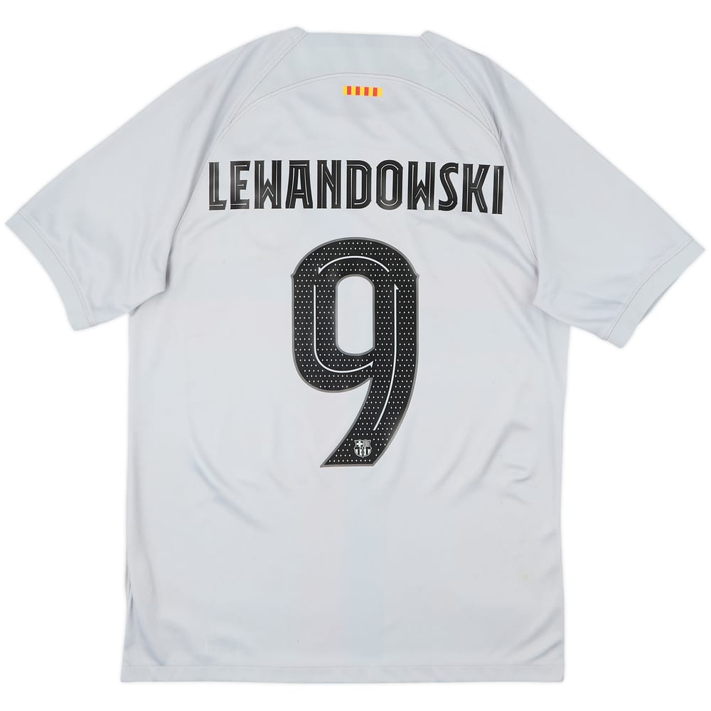 2022-23 Barcelona Third Shirt Lewandowski #9 - 7/10 - (M)