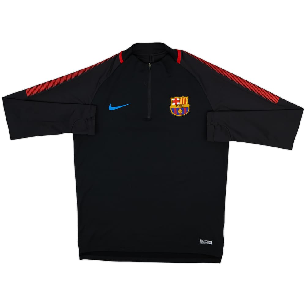 2017-18 Barcelona Nike 1/4 Zip Training Top - 7/10 - (M)