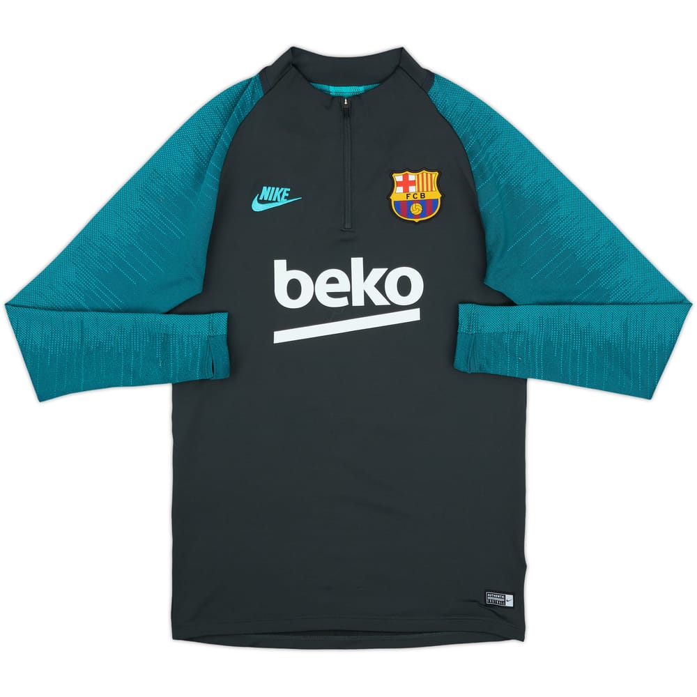 2019-20 Barcelona Nike 1/4 Zip Drill Top - 10/10 - (S)