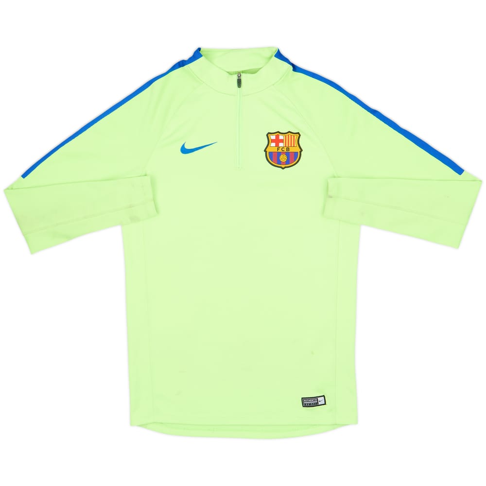 2017-18 Barcelona Nike 1/4 Zip Drill Top - 8/10 - (S)
