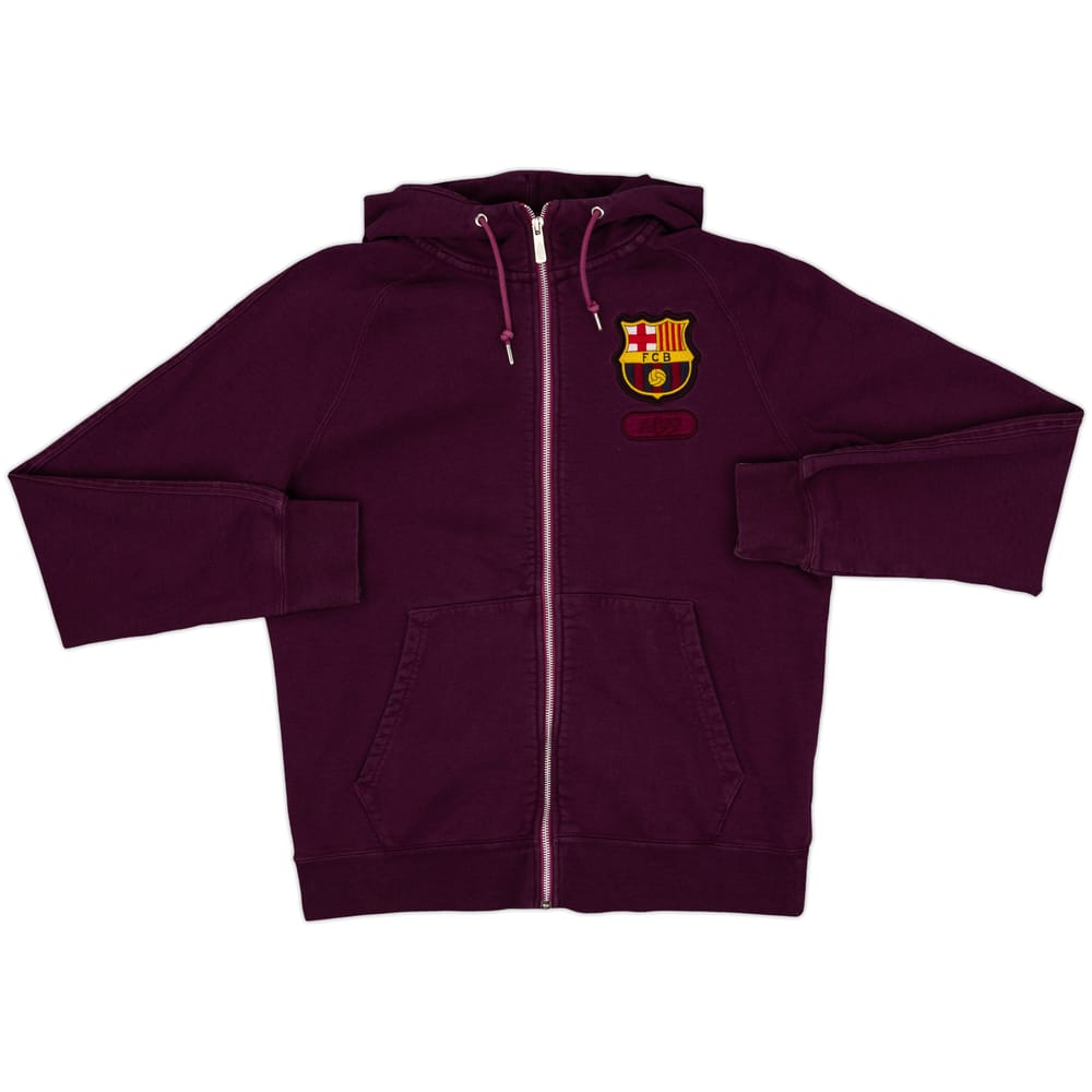 2012-13 Barcelona Nike Hooded Track Jacket - 7/10 - (M)