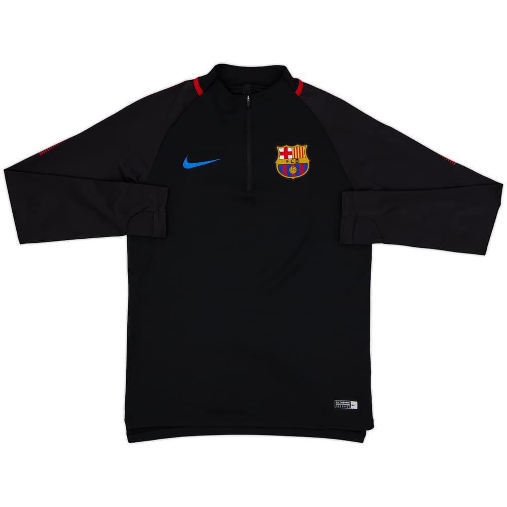 2017-18 Barcelona Nike 1/4 Zip Drill Top - 10/10 - (S)