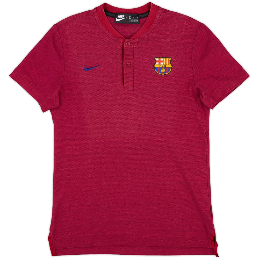 2018-19 Barcelona Nike Polo Shirt - 9/10 - (M)