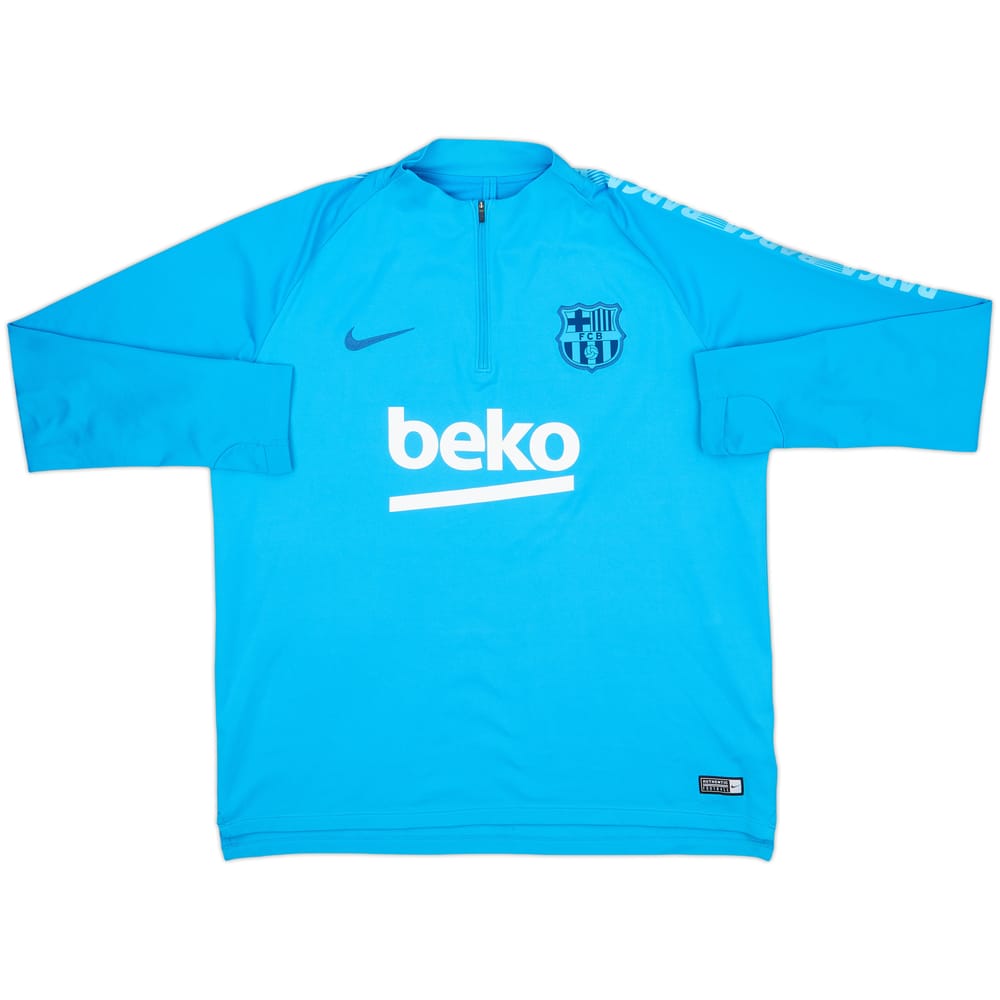 2019-20 Barcelona Nike 1/4 Zip Drill Top - 10/10 - (XL)