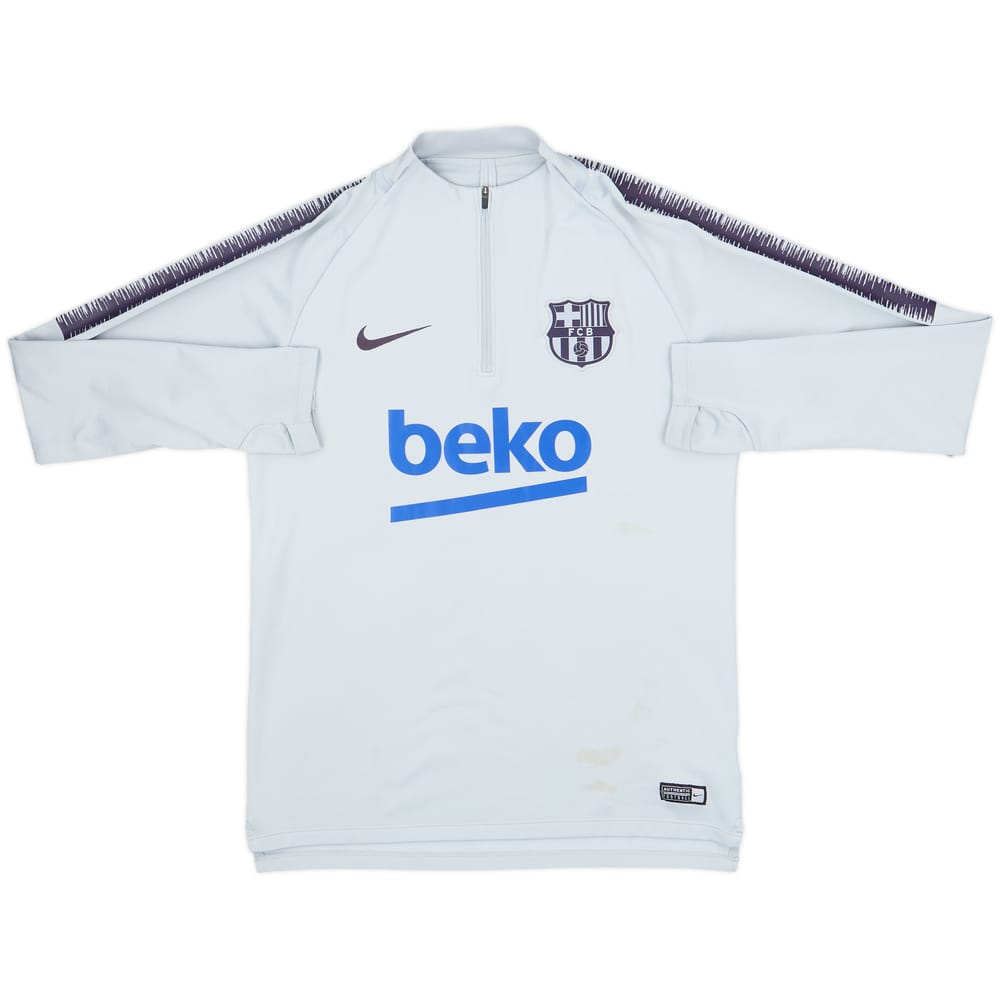 2018-19 Barcelona Nike 1/4 Zip Drill Top - 7/10 - (M)