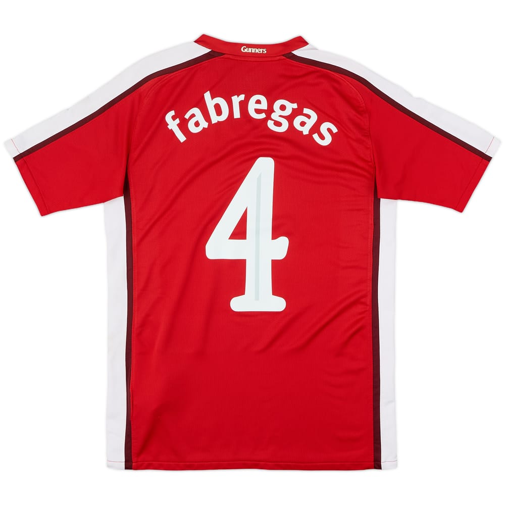 2008-10 Arsenal Home Shirt Fabregas #4 - 8/10 - (XL.Boys)