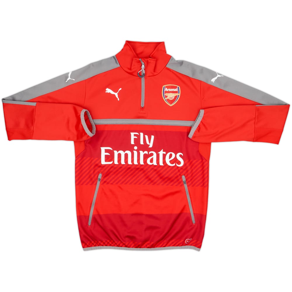 2016-17 Arsenal Puma 1/4 Zip Drill Top - 9/10 - (S)