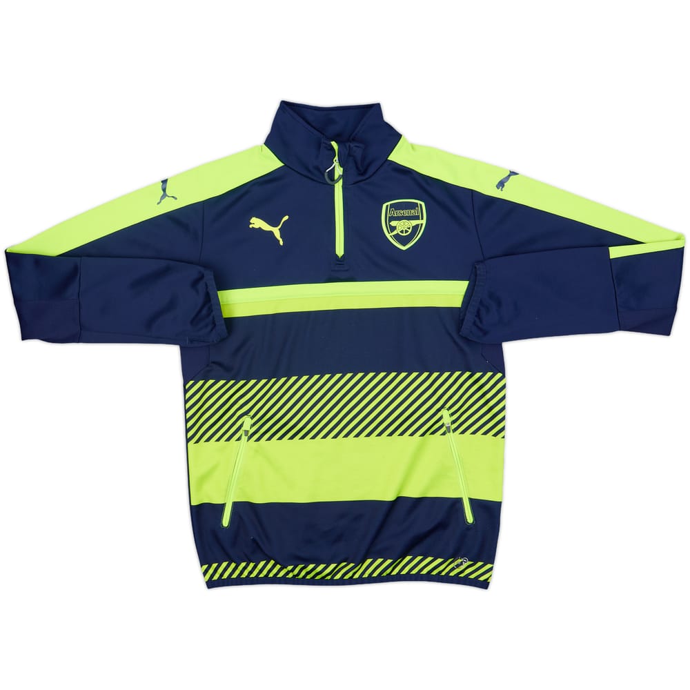 2016-17 Arsenal Puma 1/4 Zip Drill Top - 9/10 - (S)
