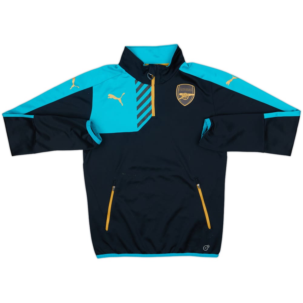2015-16 Arsenal Puma 1/4 Zip Drill Top - 9/10 - (S)