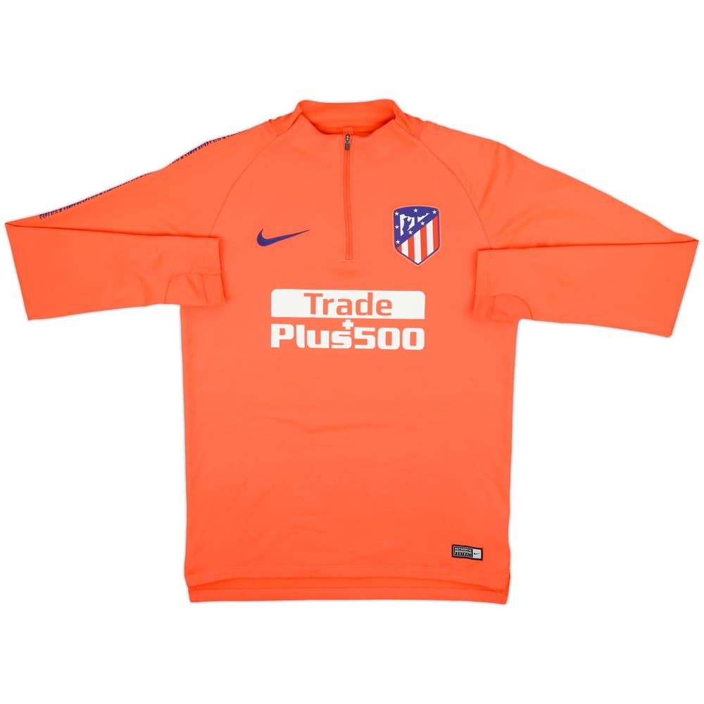 2019-20 Atletico Madrid Nike 1/4 Zip Training Top - 6/10 - (M)
