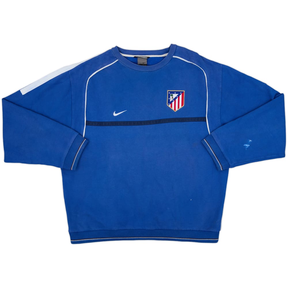 2002-03 Atletico Madrid Nike Sweat Top - 5/10 - (L)