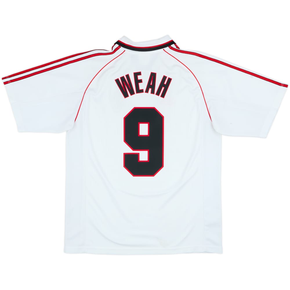 1998-99 AC Milan Away Shirt Weah #9 - 6/10 - (L)