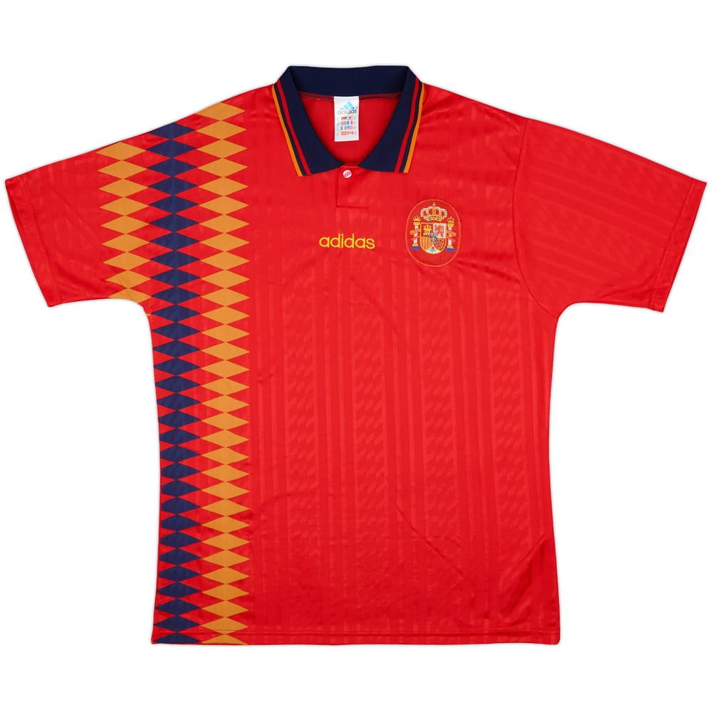 1994-96 Spain Home Shirt - 9/10 - (XL)