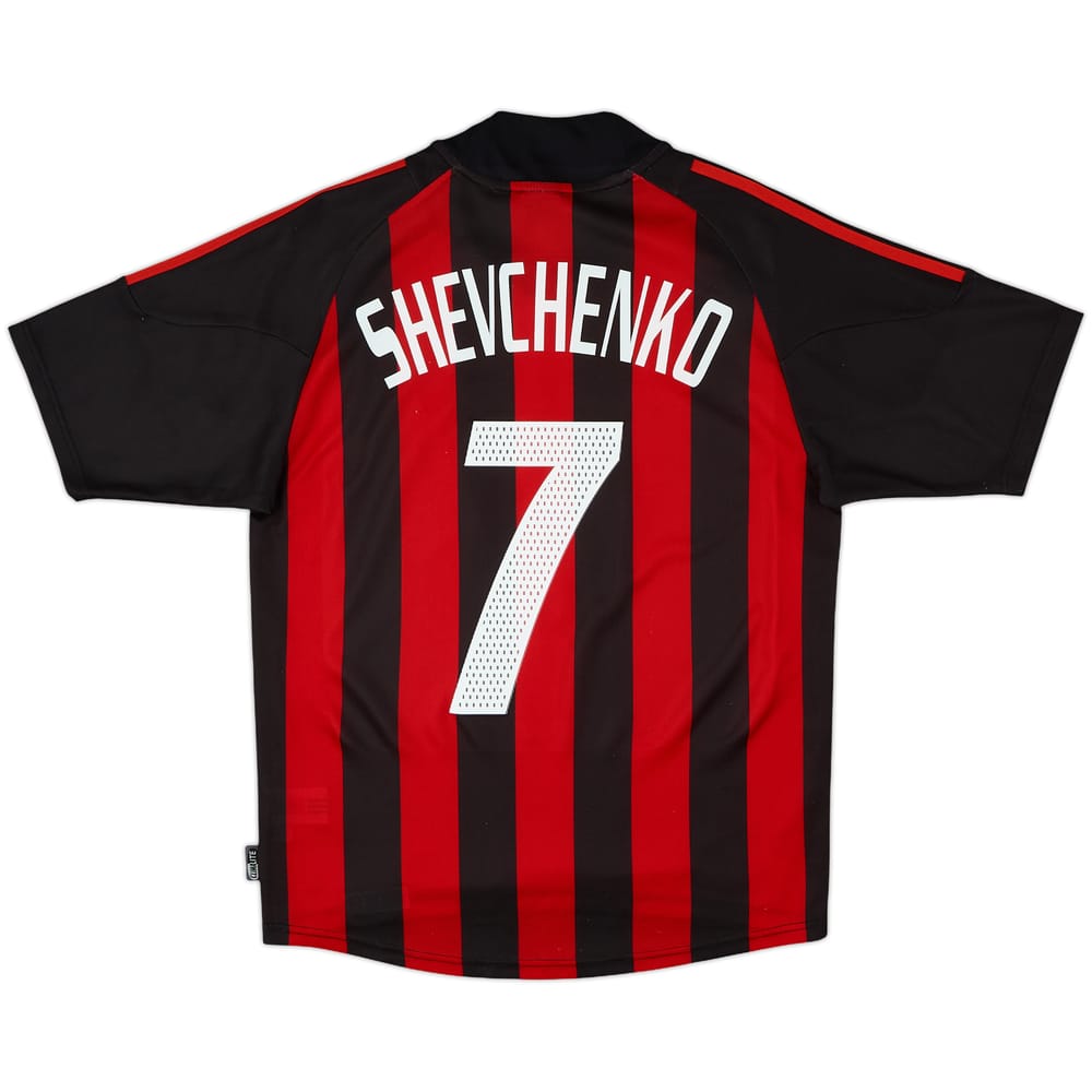2002-03 AC Milan Home Shirt Shevchenko #7 - 8/10 - (S)