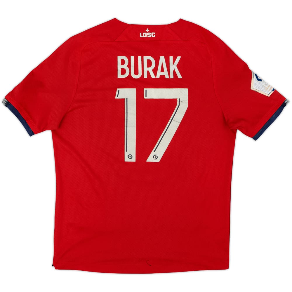 2021-22 Lille Home Shirt Burak #17 - 4/10 - (S)