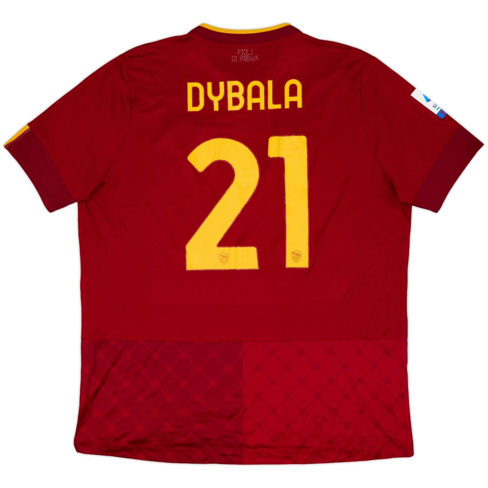 2022-23 Roma Home Shirt Dybala #21 - 7/10 - (XXL)