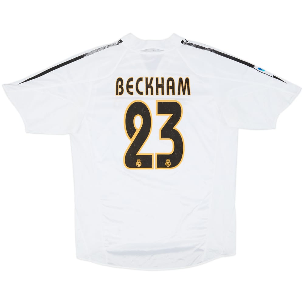 2004-05 Real Madrid Home Shirt Beckham #23 - 5/10 - (M)