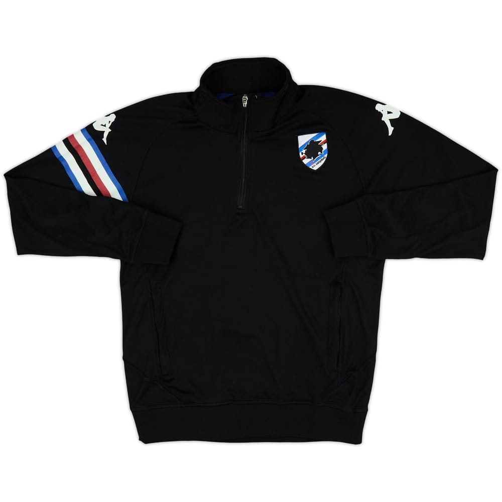 2010-11 Sampdoria Kappa 1/4 Zip Drill Top - 8/10 - (M)