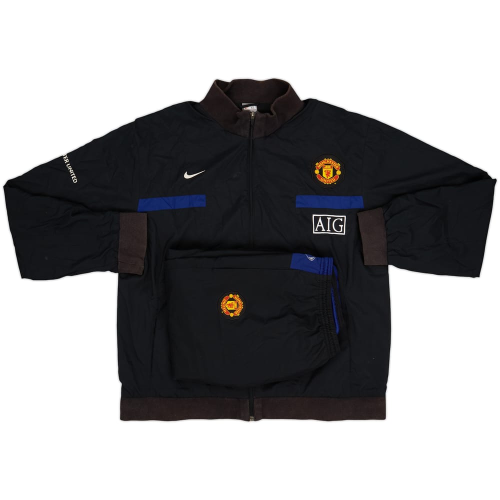 2009-10 Manchester United Nike Tracksuit - 6/10 - (XL)