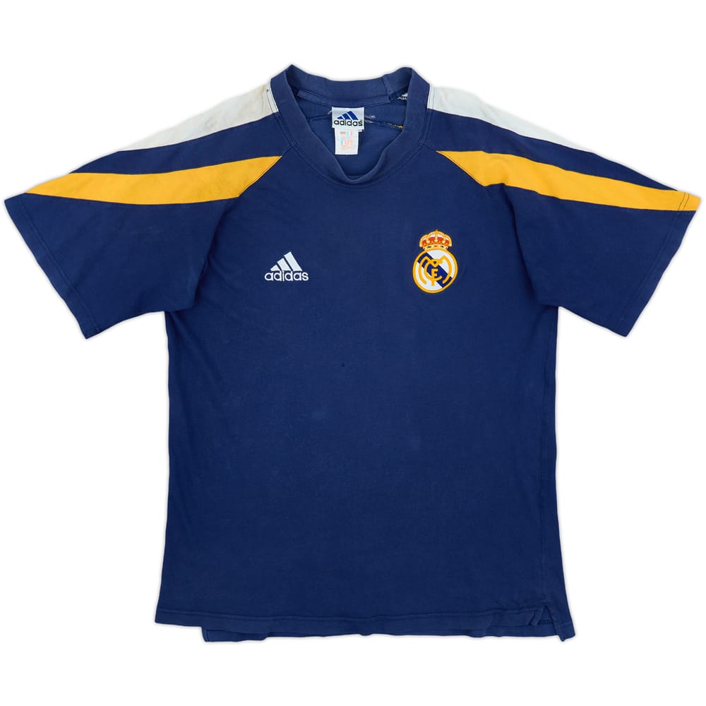 1998-00 Real Madrid adidas Cotton Tee - 4/10 - (S)