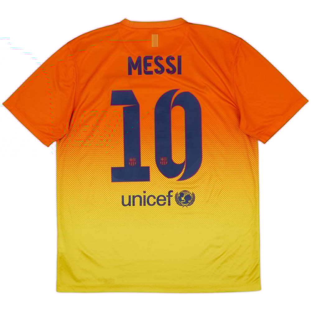 2012-13 Barcelona Basic Away Shirt Messi #10 - 6/10 - (L)