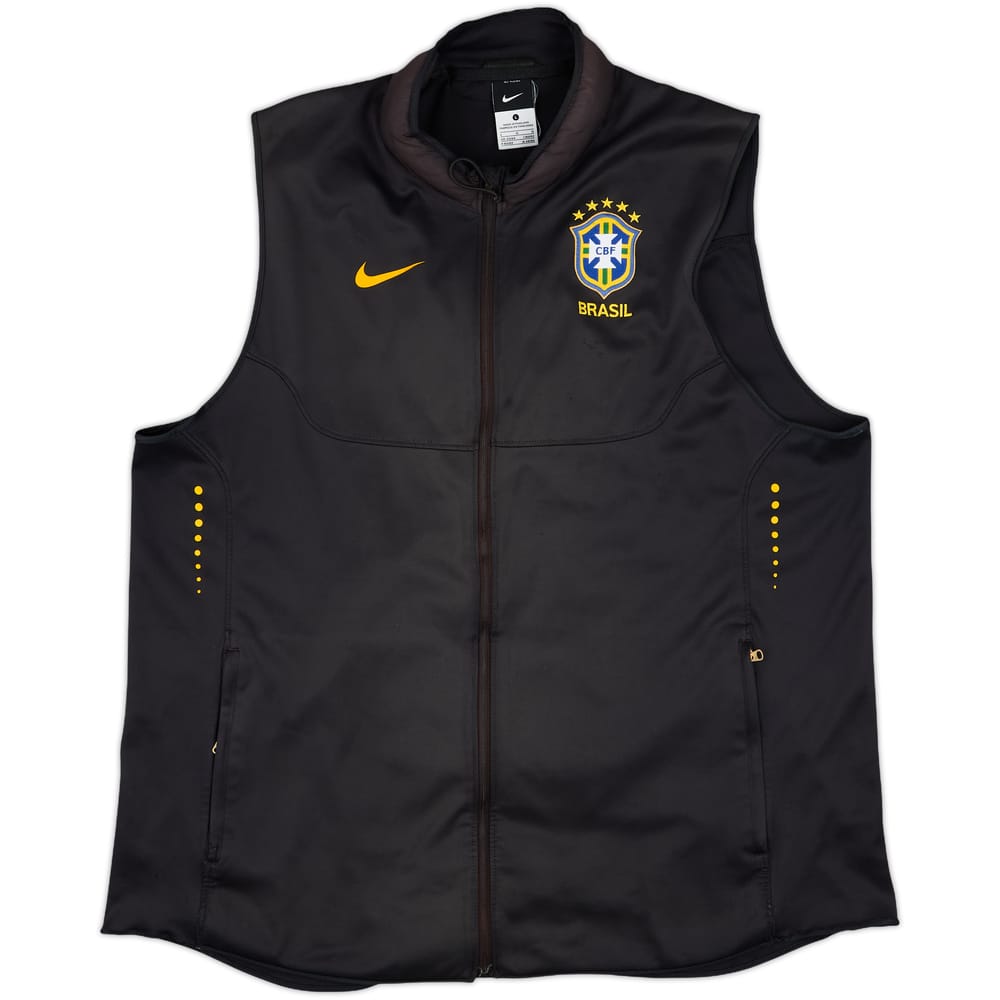 2010-11 Brazil Nike Padded Gilet - 7/10 - (L)