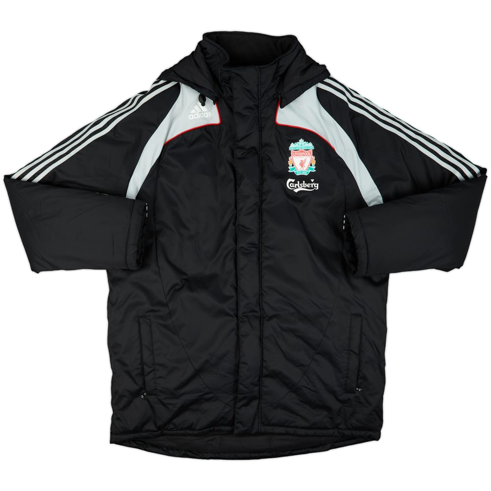 2008-09 Liverpool adidas Padded Bench Coat - 10/10 - (XL)