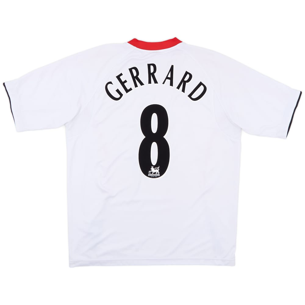 2005-06 Liverpool Away Shirt Gerrard #8 - 4/10 - (L)