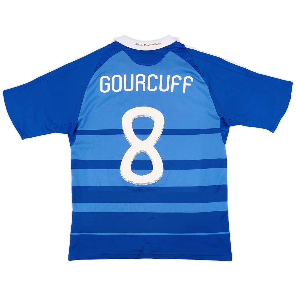 2008-09 France Home Shirt Gourcuff #8 - 7/10 - (XL.Boys)