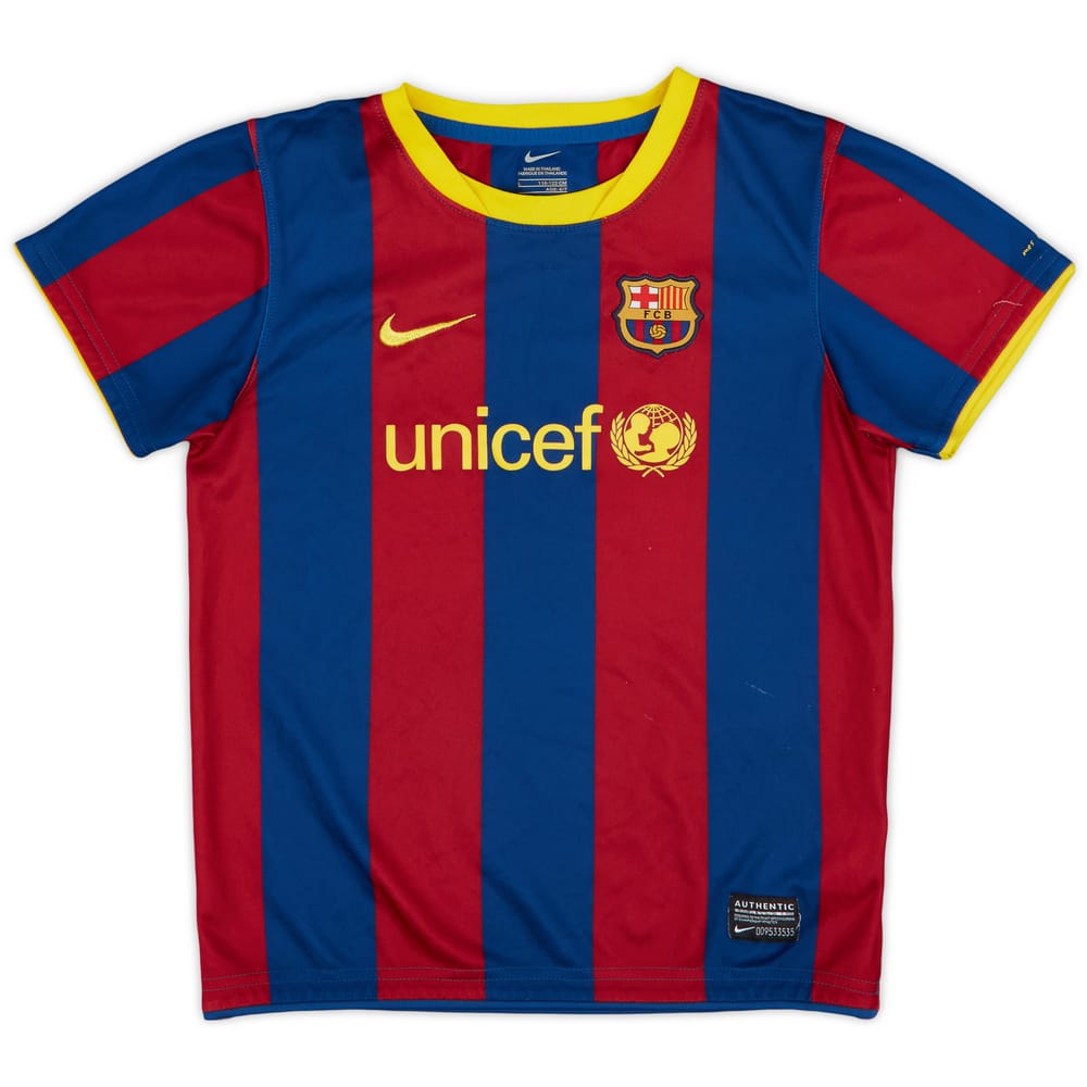 2010-11 Barcelona Home Shirt - 7/10 - (6-7 Years)