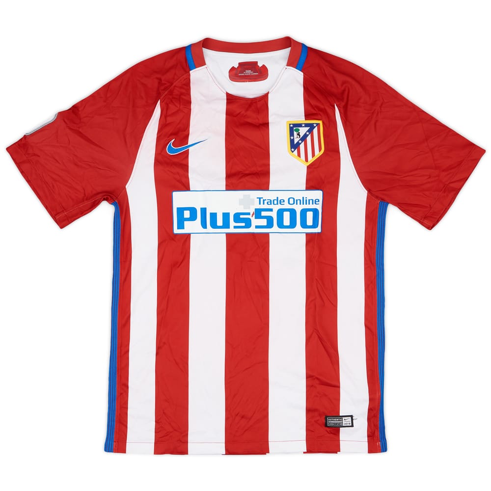 2016-17 Atletico Madrid Home Shirt - 5/10 - (S)