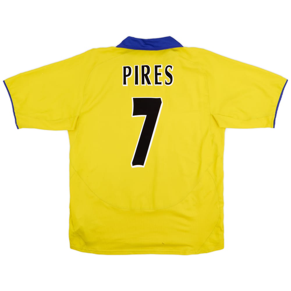 2003-05 Arsenal Away Shirt Pires #7 - 6/10 - (L)