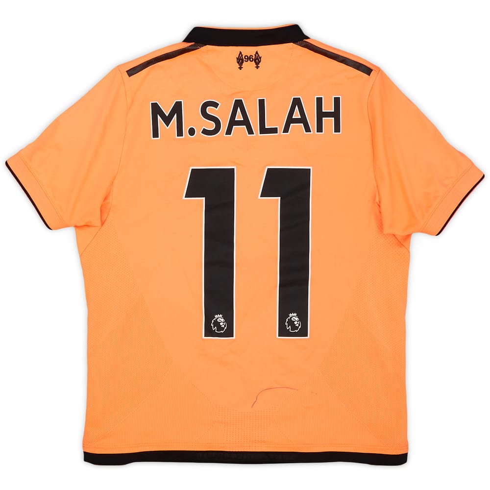 2017-18 Liverpool 125 Years Third Shirt M. Salah #11 - 8/10 - (M.Boys)