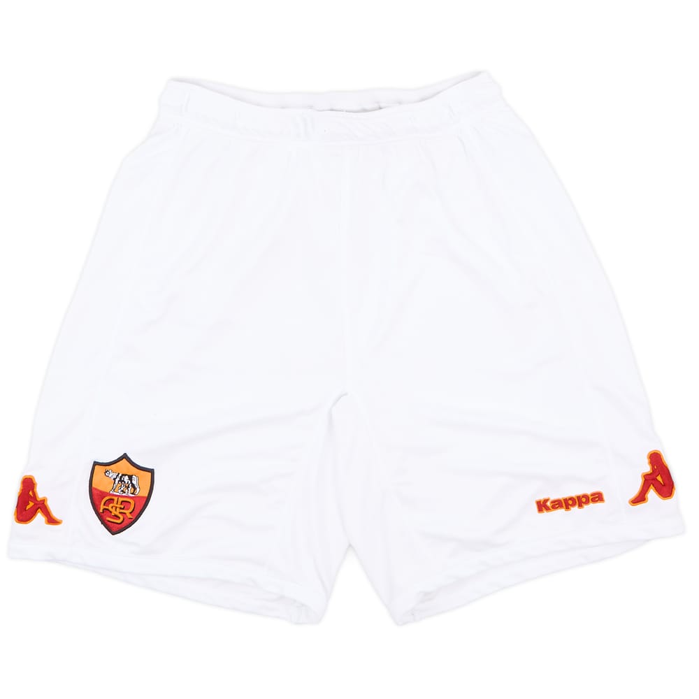 2009-10 Roma Home Shorts - 9/10 - (XL)