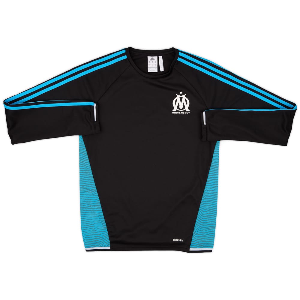 2010-11 Olympique Marseille adidas Training L/S Shirt - 8/10 - (S)